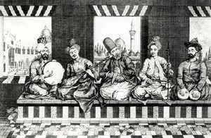 Un groupe de musiciens orientaux - English School